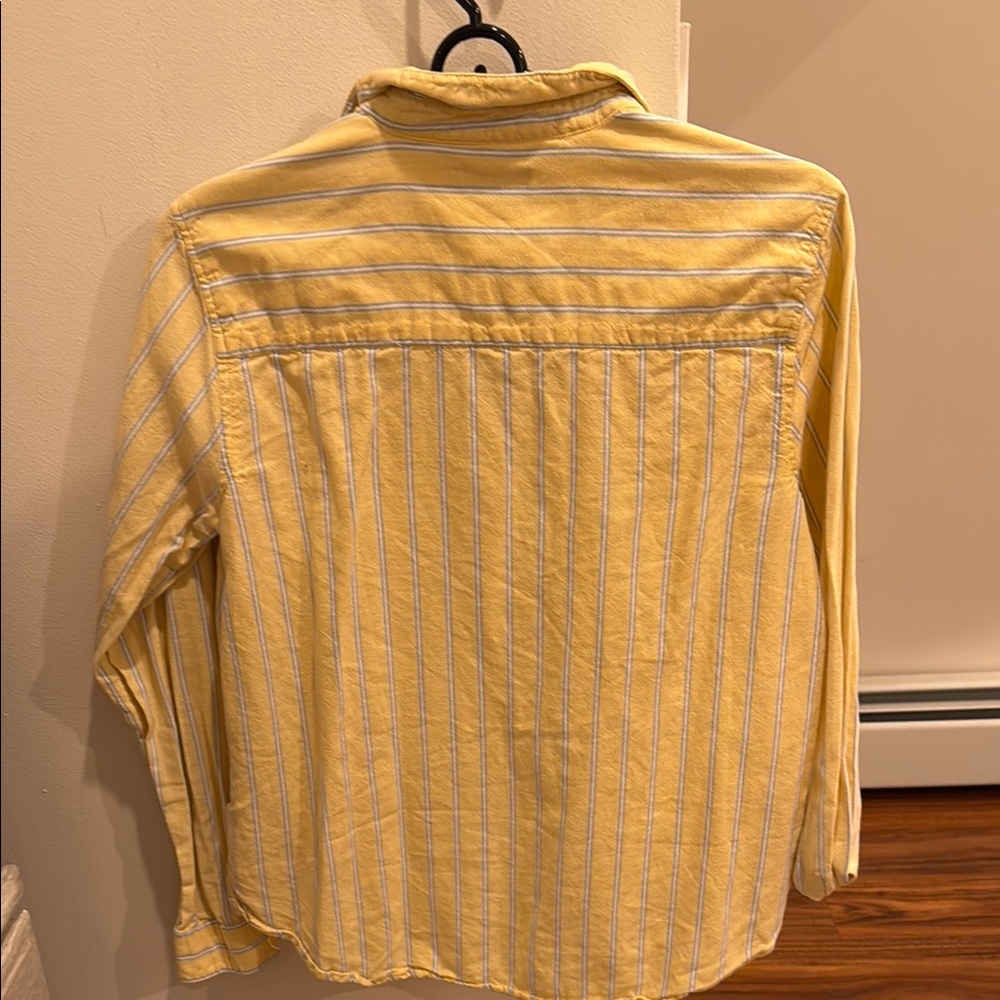 BDG Yellow Striped Shirt - Picture 4 of 5